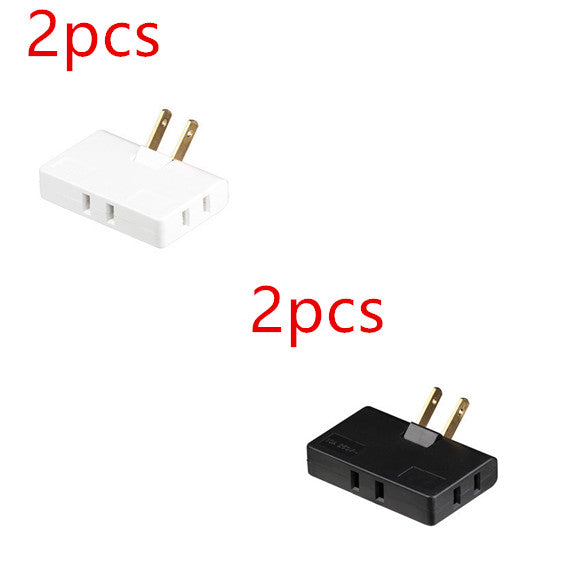 US Plug Rotary Head Plug Converter Ultra-Thin Conversion Plug Wireless Portable One Turn Three