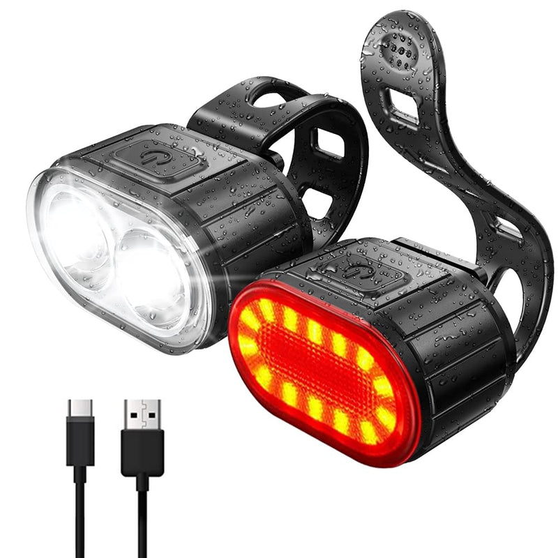 Strong Light Flashlight Bicycle Light Riding Equipment