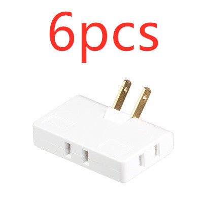 US Plug Rotary Head Plug Converter Ultra-Thin Conversion Plug Wireless Portable One Turn Three