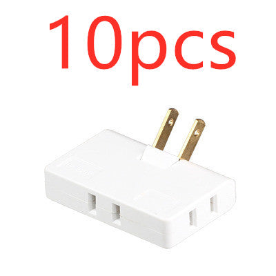 US Plug Rotary Head Plug Converter Ultra-Thin Conversion Plug Wireless Portable One Turn Three