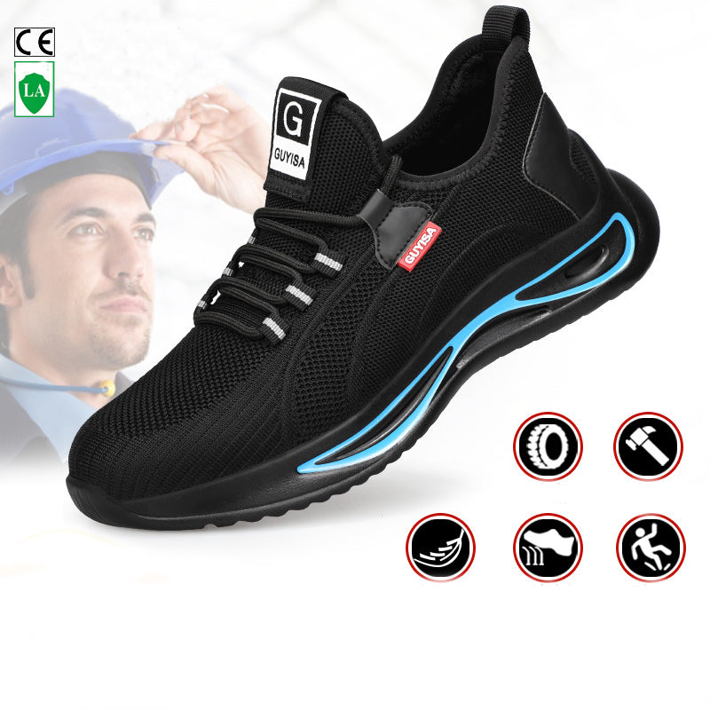 Steel Toe Shoes For Men Work Safety Shoes Nonslip Indestructible Sneakers